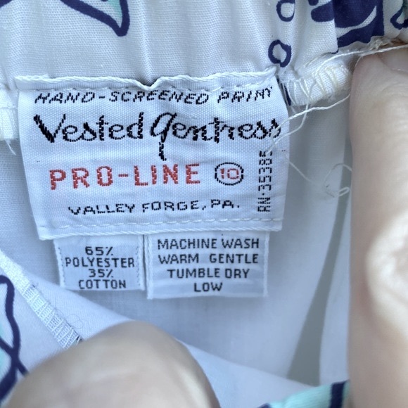 Vintage The Vested Gentress Skort 1970s Golf Seahorse Size 10 - Picture 2 of 4